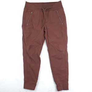 Athleta Trekkie North Drawstring Waist Jogger in Rust Orange Womens Size 8